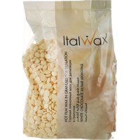 Зображення  Гарячий віск ItalWax у гранулах Білий шоколад ItalWax 1000 г, Аромат: Білий шоколад, Об'єм (мл, г): 1000