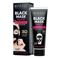 Изображение  Черная маска REVUELE Black Mask Peel Off Co-Enzymes, 80 мл