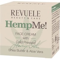 Изображение  Universal face cream REVUELE HEMP ME for all skin types with hemp, 50 ml