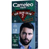 Изображение  Краска для волос, бороды, усов Delia Cameleo Men Hair Color Cream Black, 30 мл