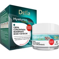 Изображение  Крем концентрат с эффектом лифтинга 50+ Delia Hyaluron Fusion Anti-Wrinkle-Lifting Day and Night Cream Concentrate, 50 мл