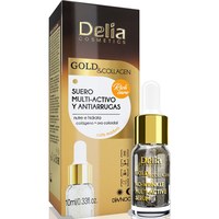 Изображение  Сыворотка против морщин Delia Gold & Collagen No-Wrinkle Multi-Active Serum, 10 мл