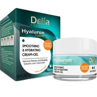Зображення  Розгладжувальний крем-гель для обличчя Delia Hyaluron Fusion Smoothing & Hydration Cream-Gel, 50 мл