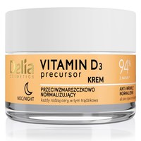 Зображення  Крем для обличчя проти зморшок нічний Delia Vitamin D3, 50 мл