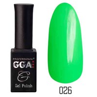 Зображення  Гель-лак для нігтів GGA Professional 10 мл, № 026, Цвет №: 026