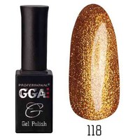 Изображение  Gel polish for nails GGA Professional 10 ml, No. 118, Color No.: 118