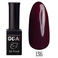 Зображення  Гель-лак для нігтів GGA Professional 10 мл, № 136, Цвет №: 136