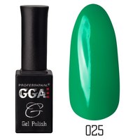 Изображение  Gel polish for nails GGA Professional 10 ml, № 025 SAP GREEN (Green), Color No.: 25