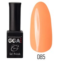 Изображение  Гель-лак для ногтей GGA Professional 10 мл, № 085 Nude Knickers (Телесно-оранжевый), Цвет №: 085
