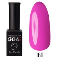 Зображення  Гель-лак для нігтів GGA Professional 10 мл, № 160 (Фуксія), Цвет №: 160