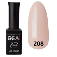 Изображение  Гель-лак для ногтей GGA Professional 10 мл, № 208, Цвет №: 208