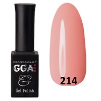 Изображение  Gel polish for nails GGA Professional 10 ml, No. 214, Color No.: 214