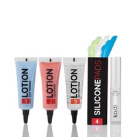 Изображение  Set Kodi 20112943 for biowave eyelashes (lotion No. 1-No. 3, glue for biowave, silicone curlers)