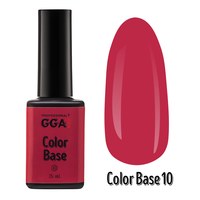 Изображение  База для гель-лака GGA Professional Color Base 15 мл, № 10, Объем (мл, г): 15, Цвет №: 10