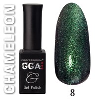 Зображення  Гель-лак для нігтів GGA Professional Chameleon 10 мл, № 08, Об'єм (мл, г): 10, Цвет №: 08