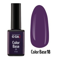 Изображение  Base for gel polish GGA Professional Color Base 15 ml, No. 18, Volume (ml, g): 15, Color No.: 18