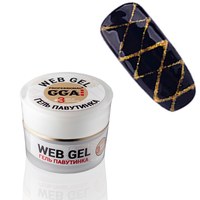 Зображення  Гель павутинка GGA Professional Web-Gel 5 мл, № 03 Золото, Об'єм (мл, г): 5, Цвет №: 03