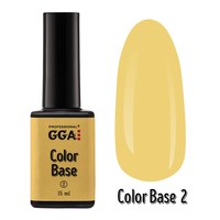 Изображение  База для гель-лака GGA Professional Color Base 15 мл, № 02, Объем (мл, г): 15, Цвет №: 02