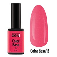 Изображение  Base for gel polish GGA Professional Color Base 15 ml, No. 12, Volume (ml, g): 15, Color No.: 12