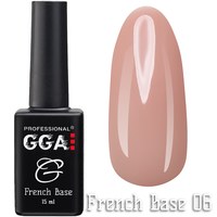 Изображение  Base for gel polish GGA Professional French Base 15 ml, No. 06, Color No.: 6