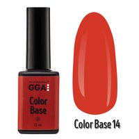 Изображение  Base for gel polish GGA Professional Color Base 15 ml, No. 14, Volume (ml, g): 15, Color No.: 14