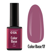 Изображение  Base for gel polish GGA Professional Color Base 15 ml, No. 17, Volume (ml, g): 15, Color No.: 17