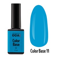 Изображение  Base for gel polish GGA Professional Color Base 15 ml, No. 11, Volume (ml, g): 15, Color No.: 11