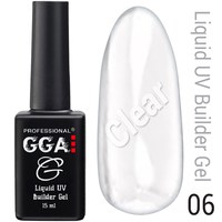 Изображение  Liquid gel GGA Professional Liquid Builder Gel 15 ml, No. 06, Volume (ml, g): 15, Color No.: 6