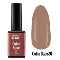 Изображение  Base for gel polish GGA Professional Color Base 15 ml, No. 20, Volume (ml, g): 15, Color No.: 20