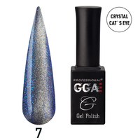 Изображение  Гель-лак для ногтей GGA Professional Crystal Cat's Eye 10 мл, № 07, Объем (мл, г): 10, Цвет №: 07
