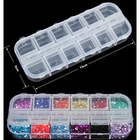 Изображение  Plastic container for rhinestones for 12 cells Kodi 20076566