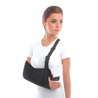 Изображение  Support arm bandage with lock (braid bandage) TIANA Type 611 (black) size 0 18 - 24 cm, Size: 0
