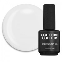 Зображення  Швидкий білдер-гель Couture Colour Easy Builder Gel EBG 04, білий, 15 мл, Об'єм (мл, г): 15, Цвет №: 04, Колір: Білий