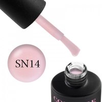 Изображение  Couture Color Soft Nude SN 14 gel polish light apricot pink with shimmers, 9 ml, Volume (ml, g): 9, Color No.: 14