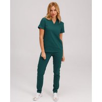 Изображение  Women's medical suit Marseille green s. 42, "WHITE ROBE" 383-350-708, Size: 42, Color: green