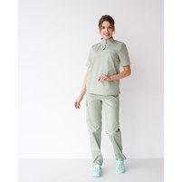 Изображение  Women's medical suit Denver pistachio s. 42, "WHITE ROBE" 429-396-679, Size: 42, Color: pistachio