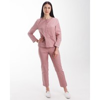 Изображение  Women's medical suit Jacqueline ash-pink s. 50, "WHITE ROBE" 440-429-677, Size: 50, Color: ash pink