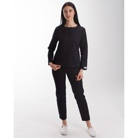 Изображение  Women's medical suit Jacqueline black s. 54, "WHITE ROBE" 440-321-677, Size: 54, Color: black