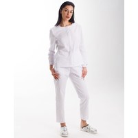 Изображение  Women's medical suit Jacqueline white s. 40, "WHITE ROBE" 440-324-677, Size: 40, Color: white