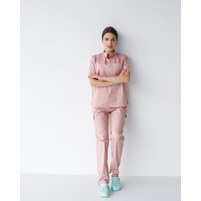 Изображение  Women's medical suit Denver light purple s. 52, "WHITE ROBE" 429-500-679, Size: 52, Color: light lilac