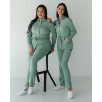 Изображение  Women's medical suit Montana olive river. 40, "WHITE ROBE" 332-327-715, Size: 40, Color: olive