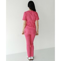 Изображение  Women's medical suit Rio pink s. 44, "WHITE ROBE" 135-337-707, Size: 44, Color: pink
