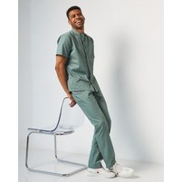 Изображение  Medical suit men's Boston olive red. 52, "WHITE ROBE" 129-327-679, Size: 52, Color: olive