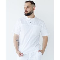 Изображение  Медицинская рубашка мужская Денвер белая р. 52, "БЕЛЫЙ ХАЛАТ" 427-324-679, Размер: 52, Цвет: белый