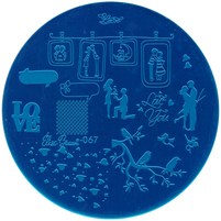 Изображение  Пластина для стемпинга Elise Braun Stamping Plate № 067