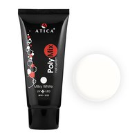 Изображение  Полигель Atica Polymix Milky White, 60 мл, Объем (мл, г): 60, Вариант: Milky White