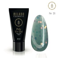 Зображення  Полігель Milano Poly Gel Neon №21, 30 мл, Варіант: 21