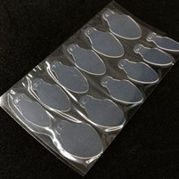 Изображение  Молды трафарет для френча на верхних формах Master пластина C, 12 шт