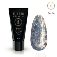 Зображення  Полігель Milano Poly Gel Neon №26, 30 мл, Варіант: 26