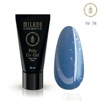 Изображение  Полигель Milano Poly Gel Neon №34, 30 мл, Вариант: 34